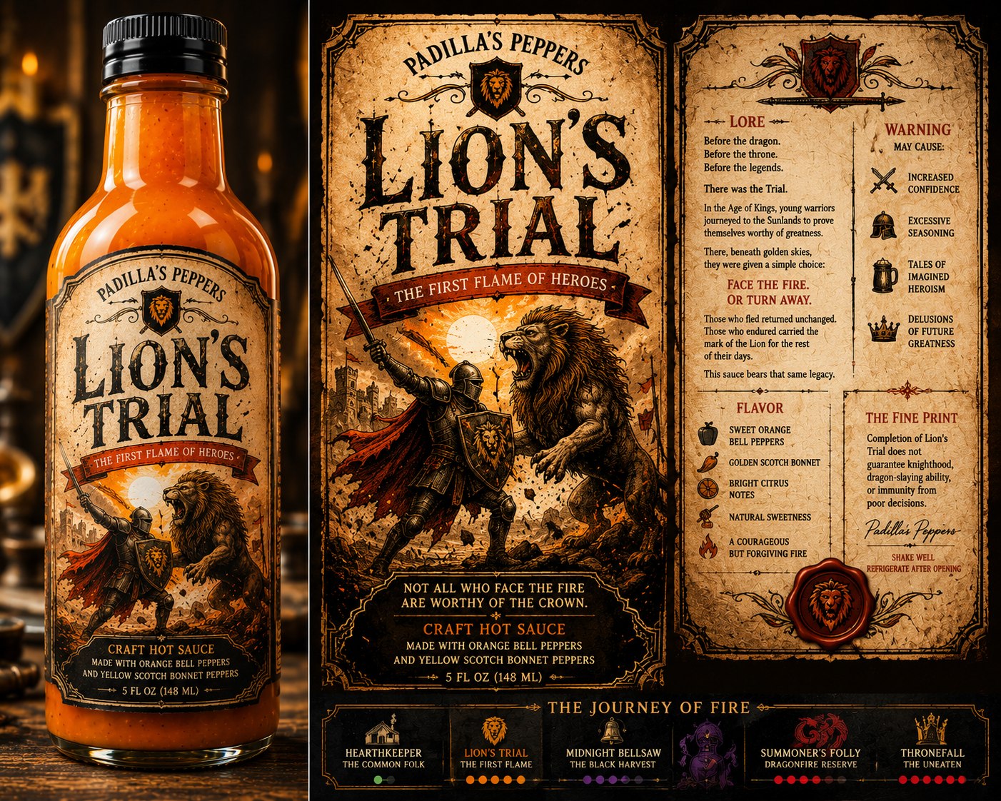 Lion's Trial bottle